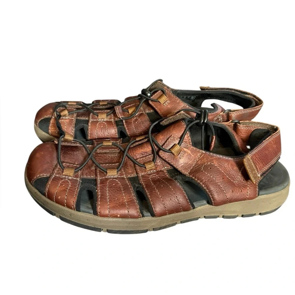 Clarks Brixby Cove Leather Slip On     Walking Comfort Closed Toe Shoe 13 Medium - Picture 2 of 10